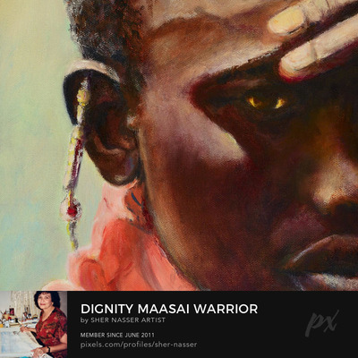 Dignity Maasai Warrior - East Africa Ngorongoro Tanzania